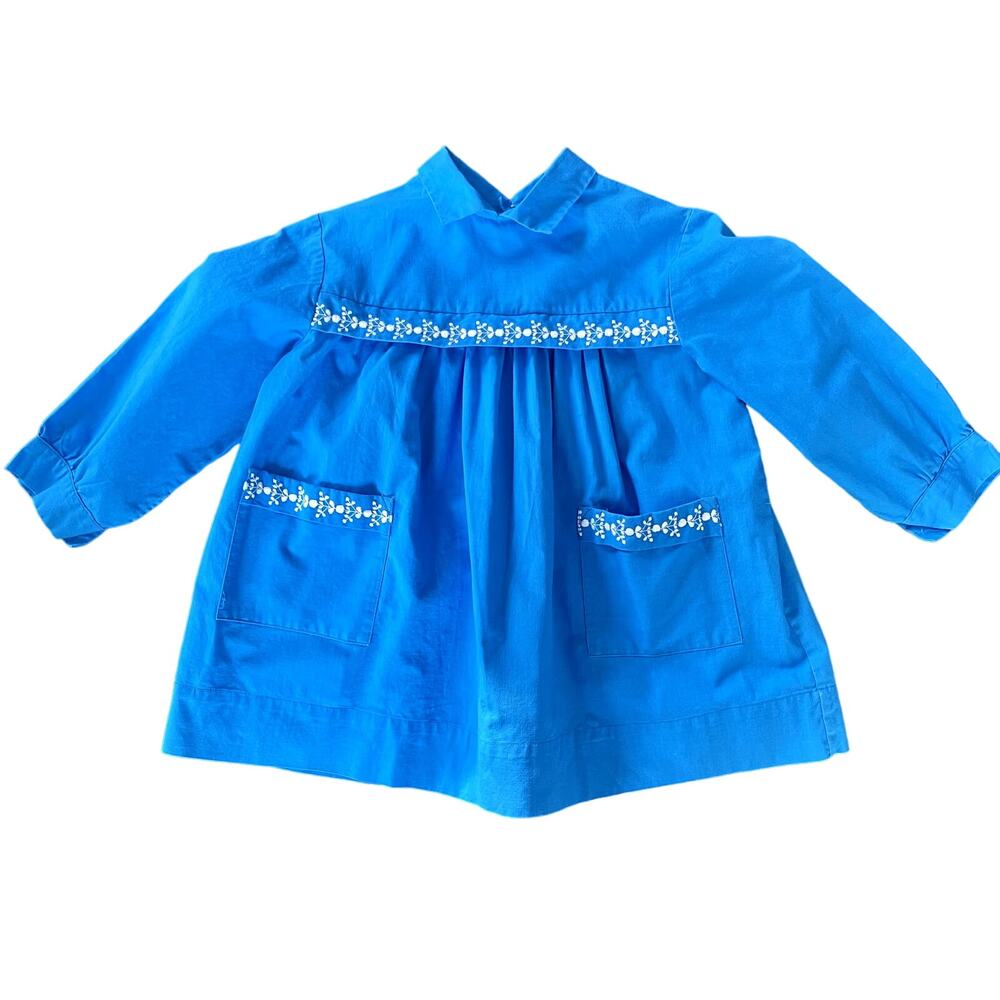 Vintage 1960s French Carabi Girls Dress